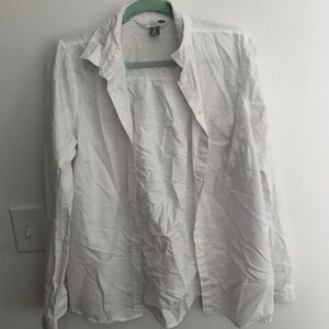 Button down long sleeve top